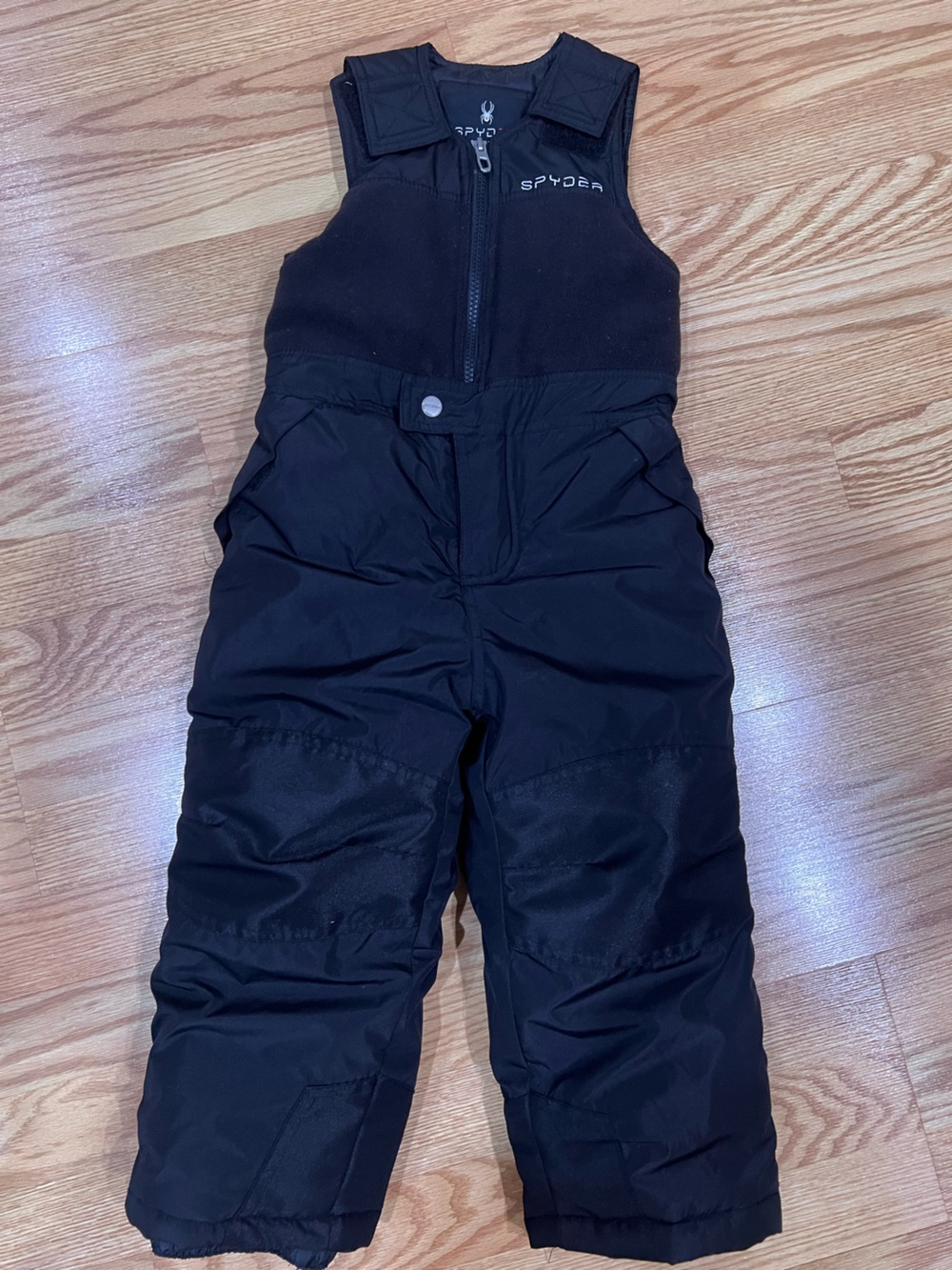 Spyder Toddler Boys Black Insulated Snow Bib